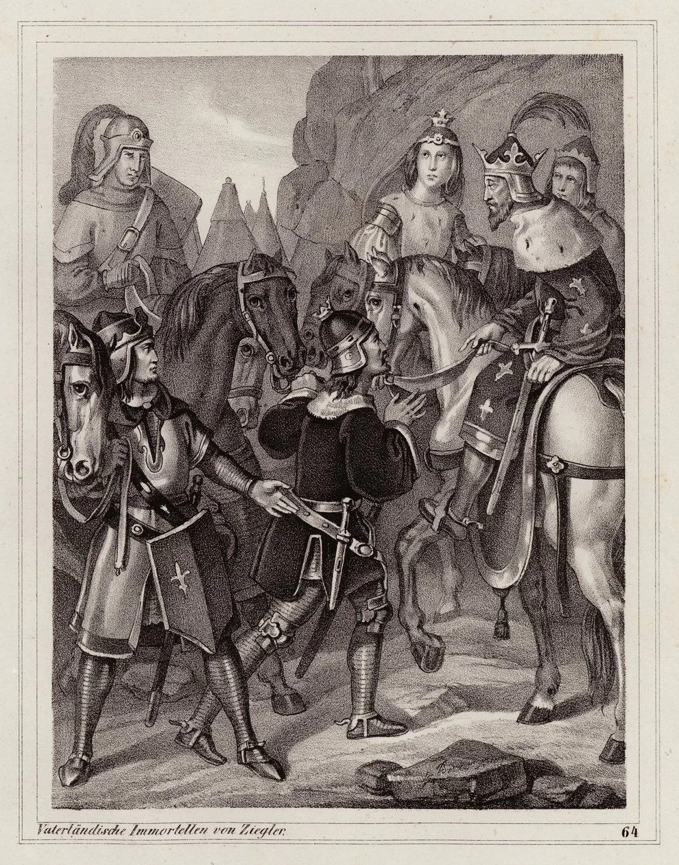 Peter Johann Nepomuk Geiger - Ludovico il Pio, Re dei Franchi e Imperatore del Sacro Romano Impero